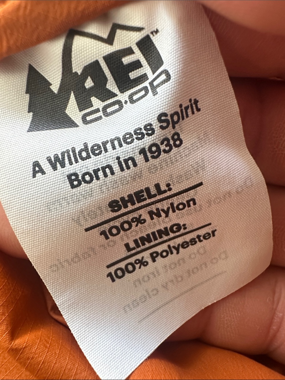 REI Woman’s Hooded Windbreaker in Bright Orange M - Picture 4 of 5